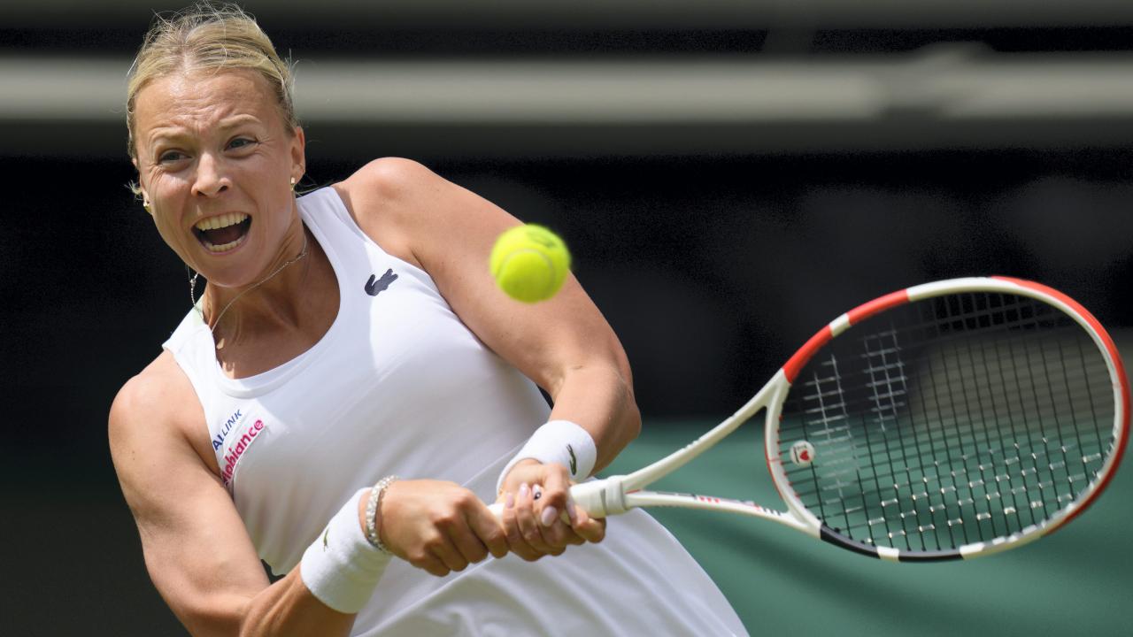 Anett Kontaveit - Estonian Anett Kontaveit who was seeded 2nd at the Wimbledon Championships, was knocked out by Jule Niemeier.